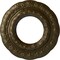 Ekena Millwork Lisbon Ceiling Medallion (Fits Canopies up to 7"), Hand-Painted Brass, 15 3/8"OD x 7"ID x 1"P CM15LIBRS - alternate 1